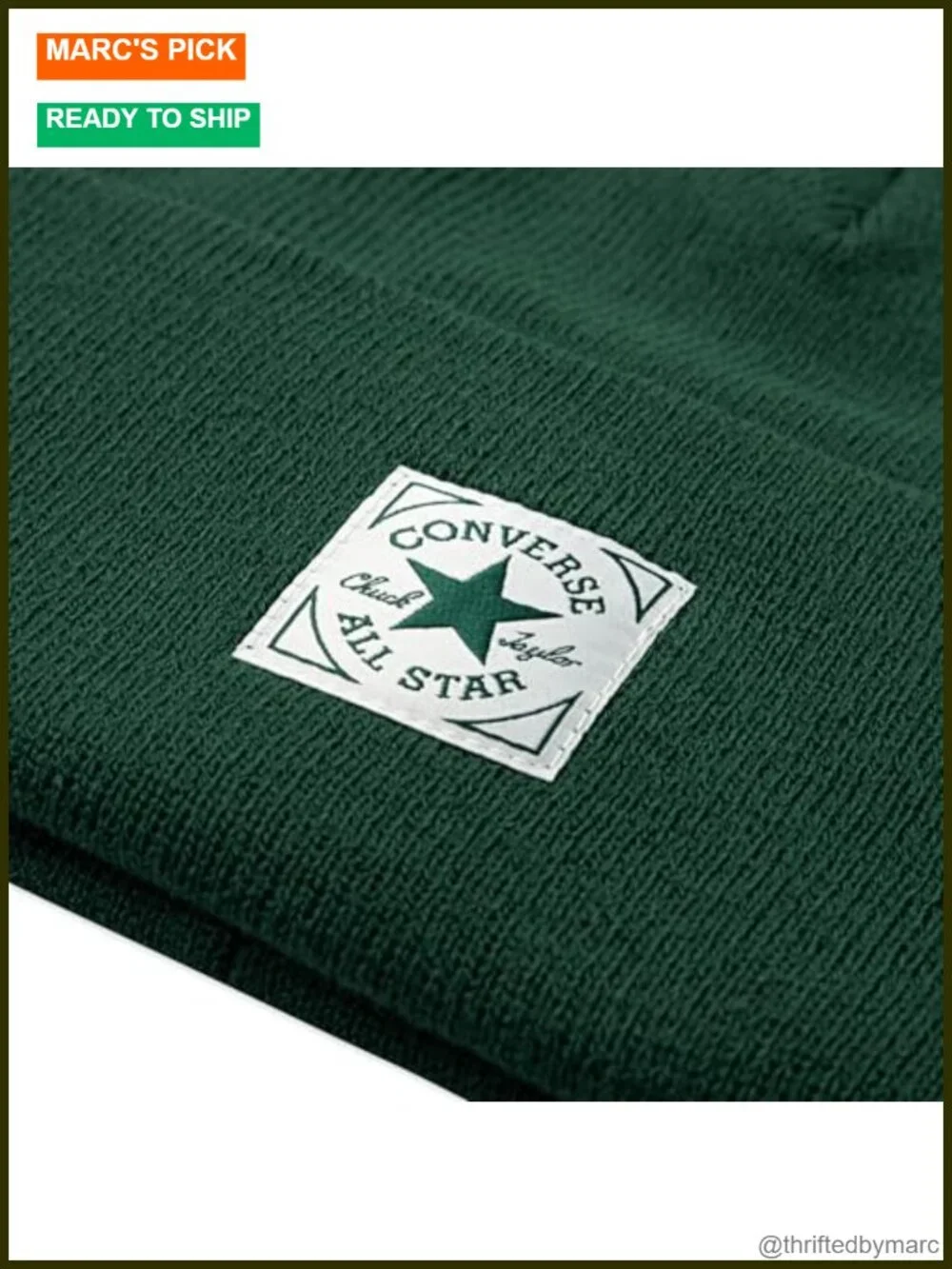 Unisex Adult Chuck Patch Beanie - Skullies & Beanies